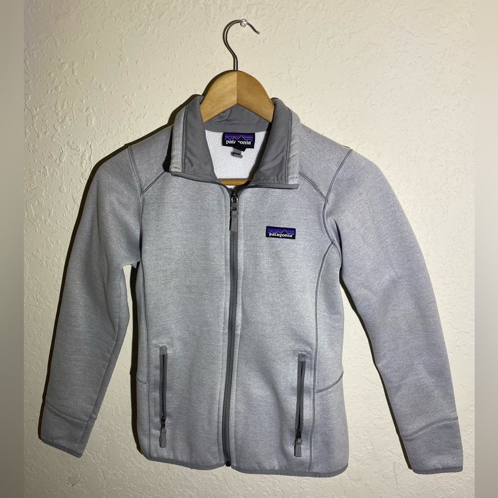 Patagonia Women’s Full Zip Tech Fleece Birch White Jacket ( XS )